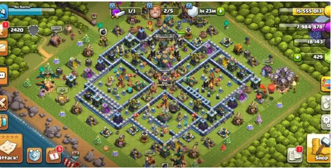 COC267 TH14 Semi Max BK47 Skin AQ49 Skin GW26 Skin Minion Prince 41 RC18 Builder Hall 10 5 Builders 429 Gems